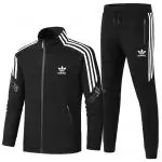 survetement adidas femme homme full jacket top bottoms pants bleu noir